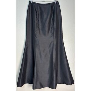 JR Nites by Caliendo Black Mermaid Maxi Skirt Formal Evening Skirt Sz 10 2160